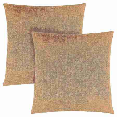 MONARCH SPECIALTIES Pillows, Set Of 2, 18 X 18 Square, Insert Included, Accent, Sofa, Couch, Bedroom, Polyester, Beige I 9271